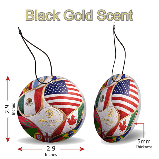 World Cup Soccer Air Freshener (2Pack)