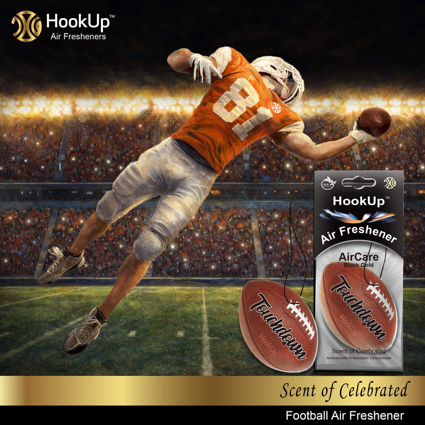 Football Air Freshener (2 Pack)
