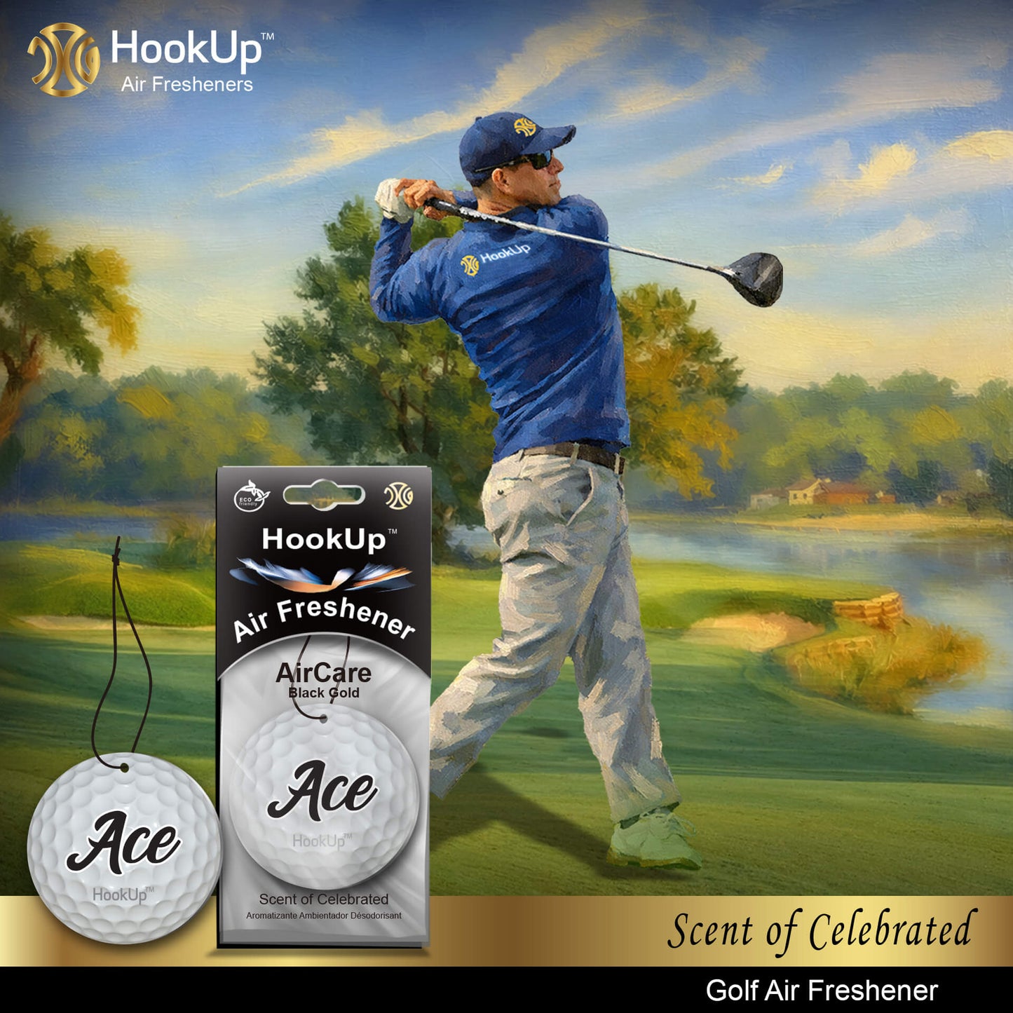 Golf Air Freshener (2 Pack)