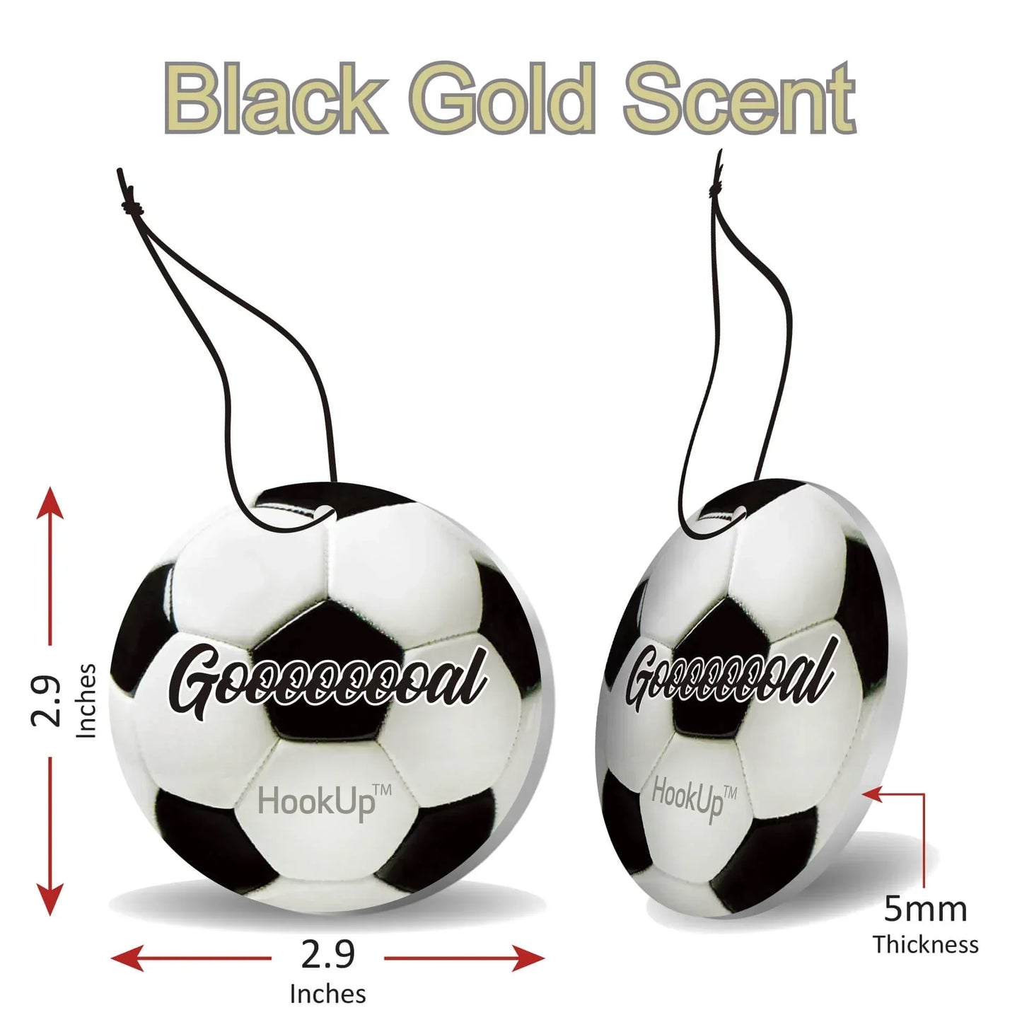Soccer Air Freshener (4 Pack)