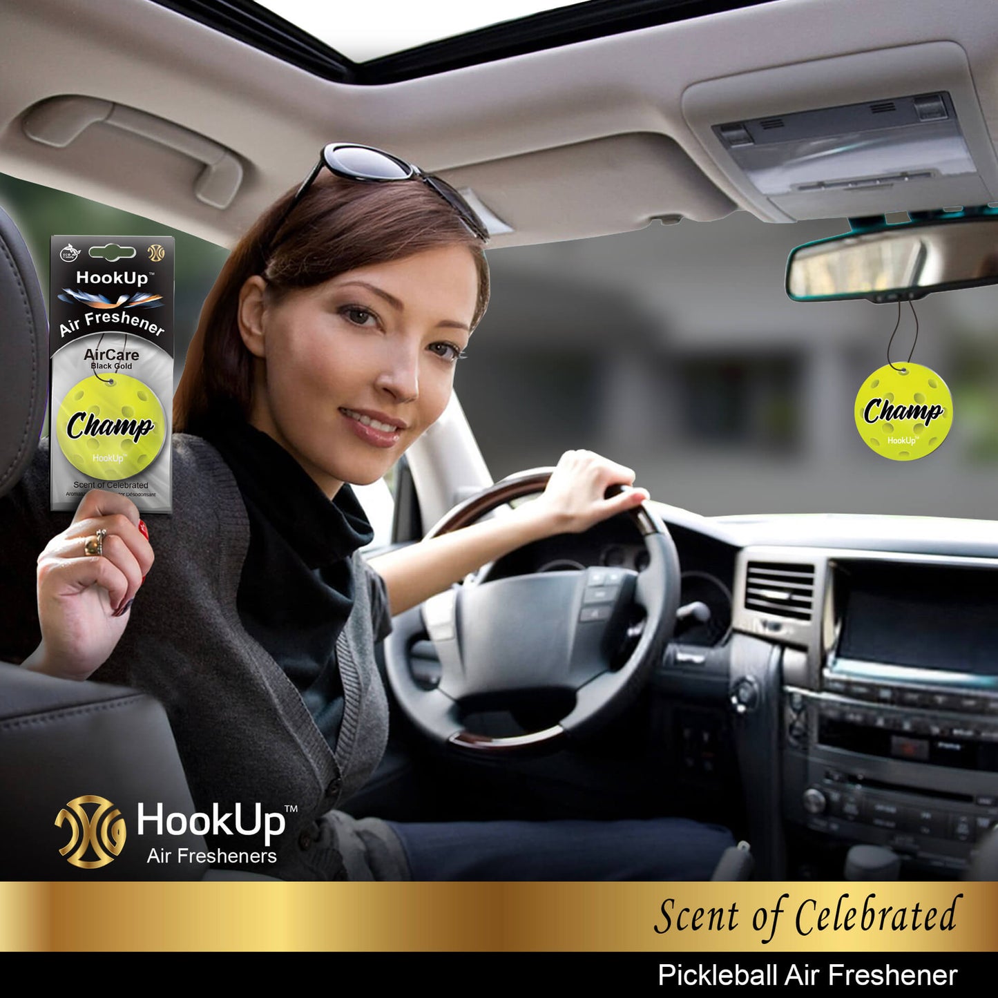 Pickleball Air Freshener (2Pack)