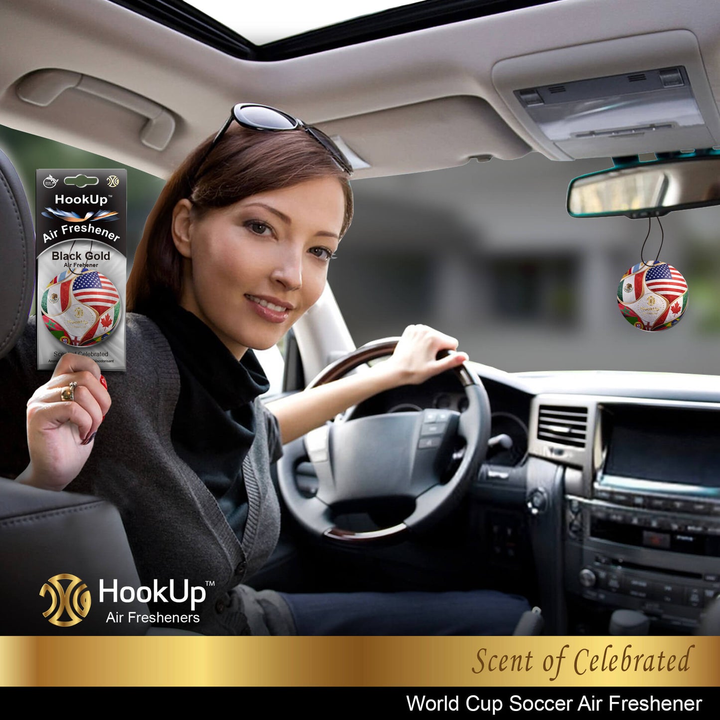 World Cup Soccer Air Freshener (2Pack)