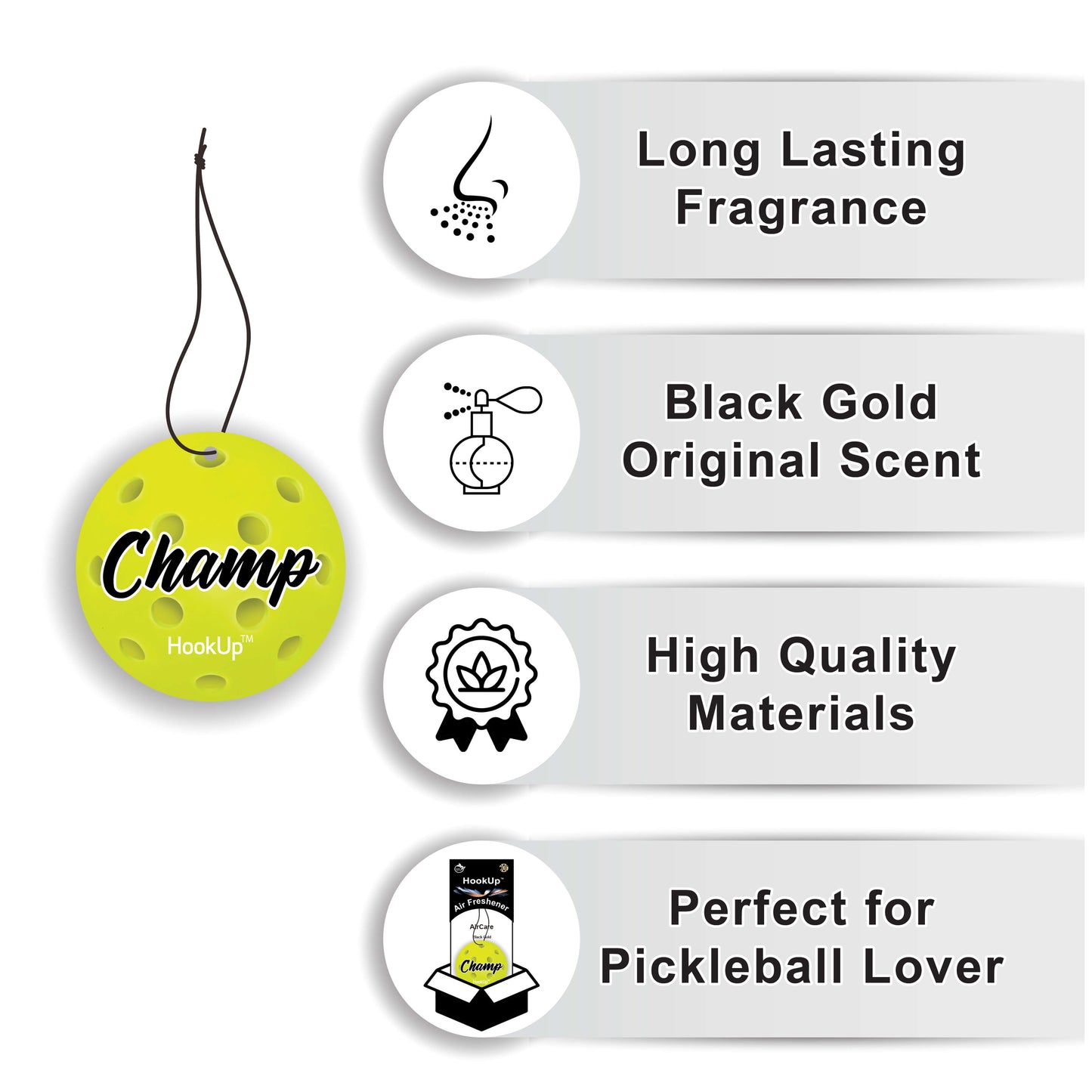 Pickleball Air Freshener (2Pack)