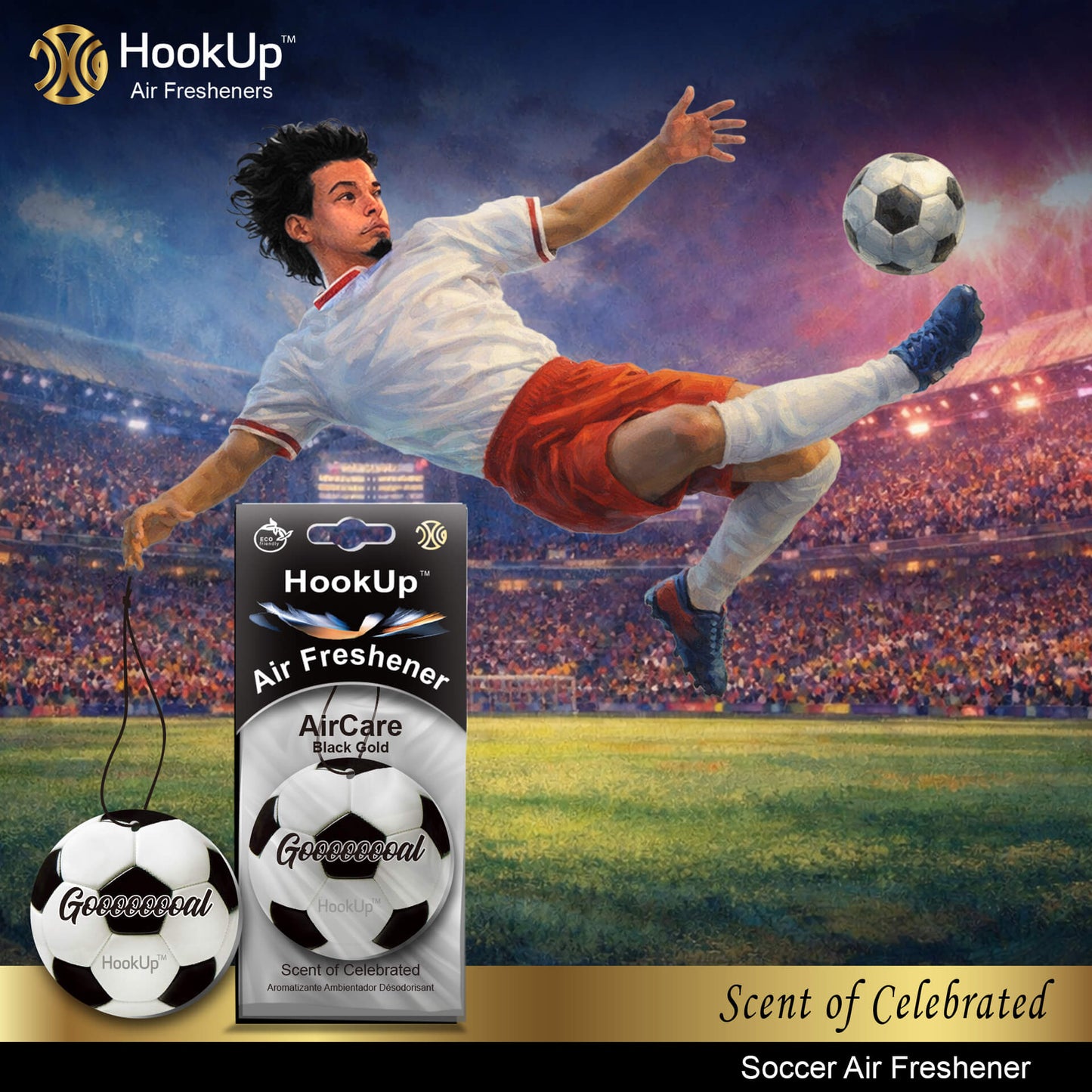 Soccer Air Freshener (4 Pack)