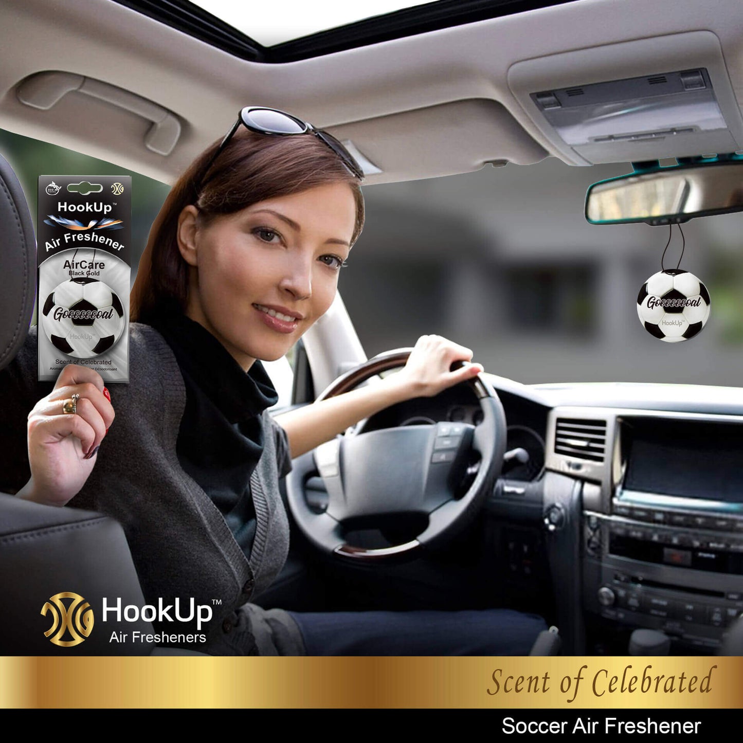 Soccer Air Freshener (4 Pack)