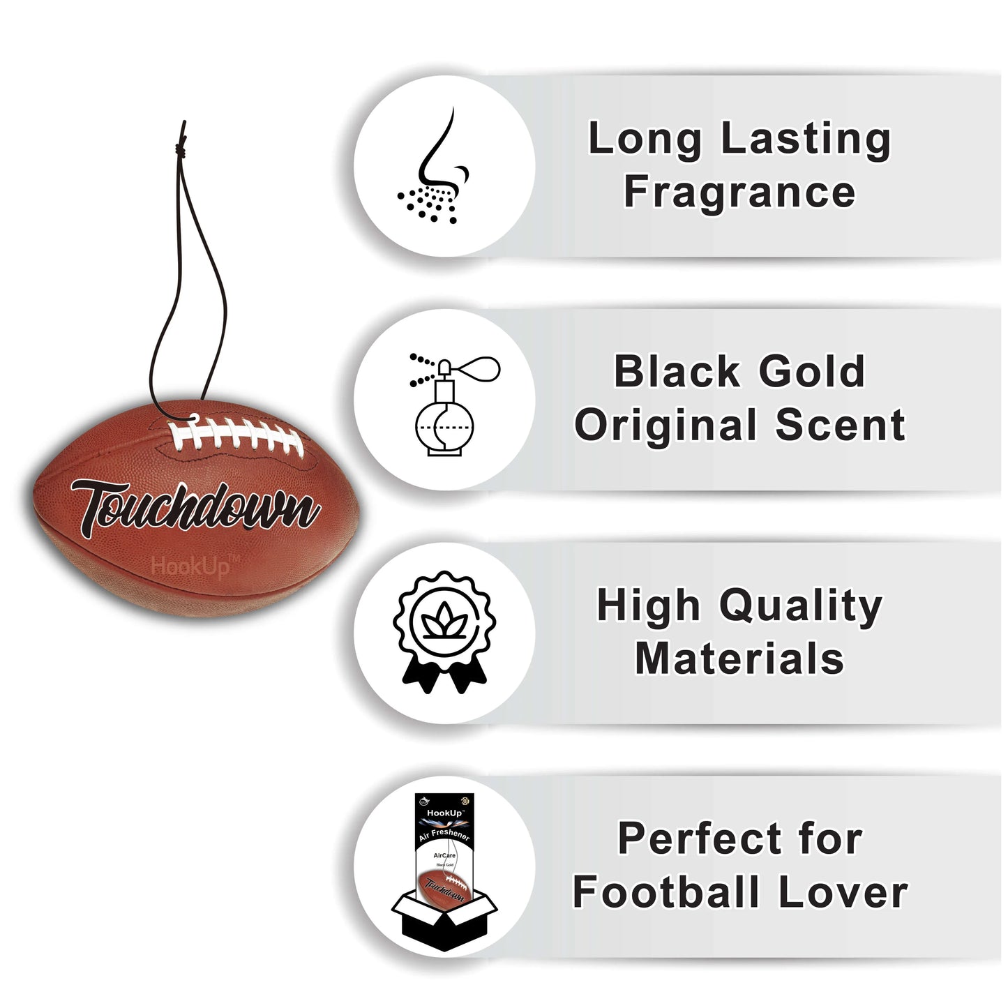 Football Air Freshener (2 Pack)