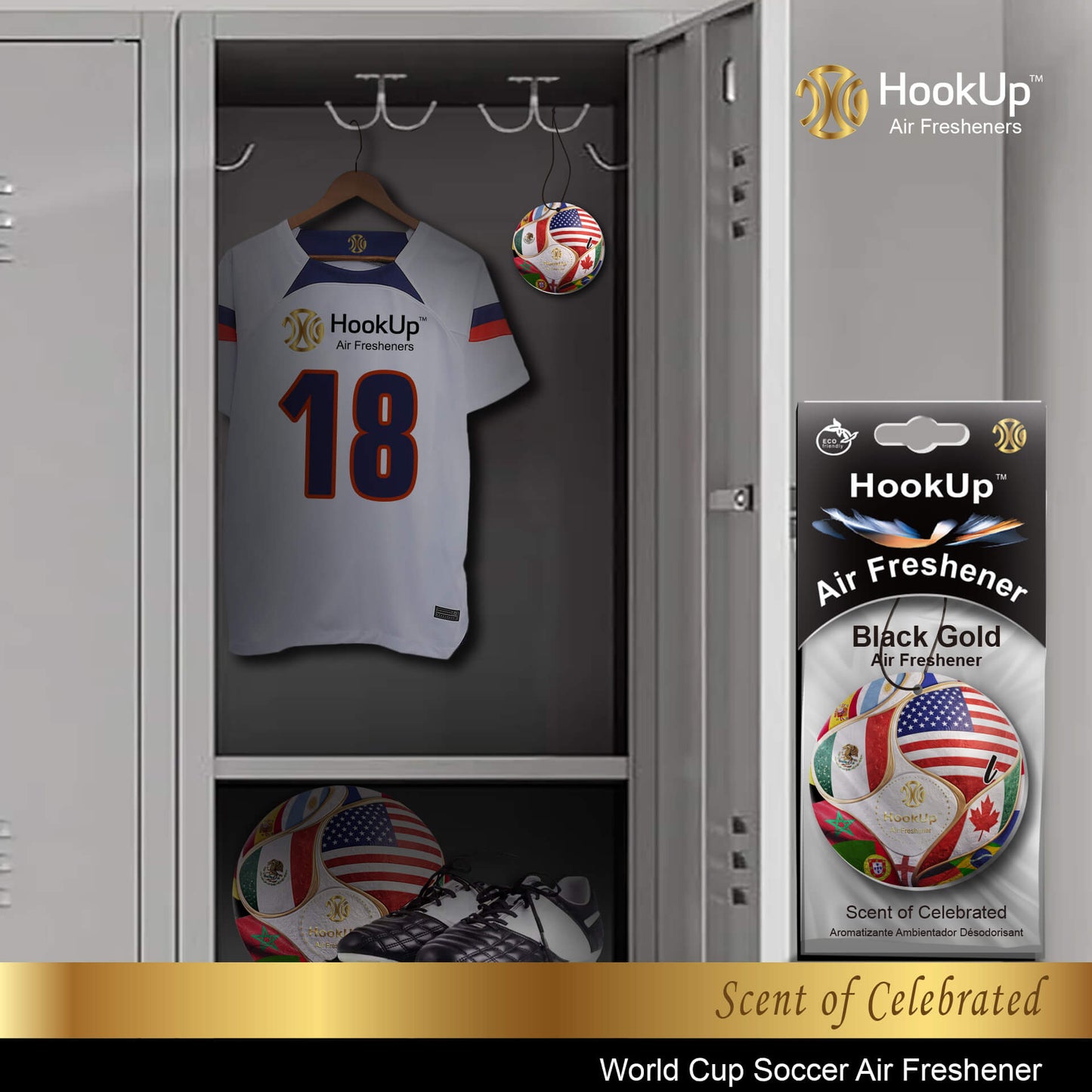 World Cup Soccer Air Freshener (2Pack)
